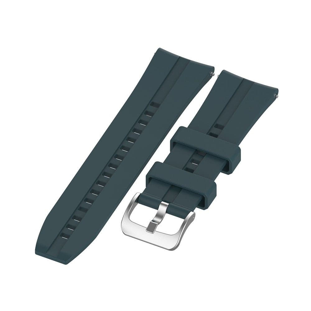 22mm Silicone Watch Strap With Buckle Clasp For Honor Magic Smartwatch Dark Grey