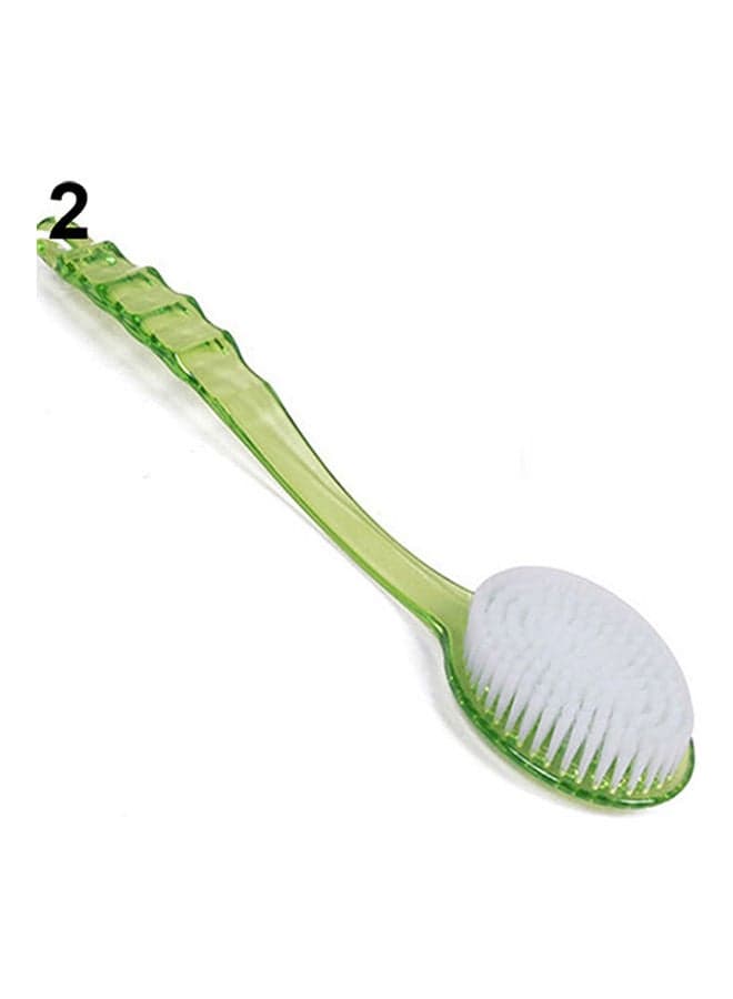 Long Handled Body Bath Shower Back Brush Scrubber Massager Skin Cleaning Tool Green 20*10*20cm