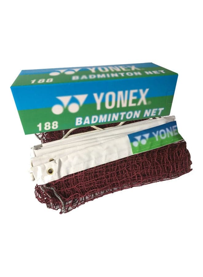 Canvas Durable Polypropylene Net Portable Indoor Badminton Volleyball Net 6.1m * 0.76m 31*31*31cm