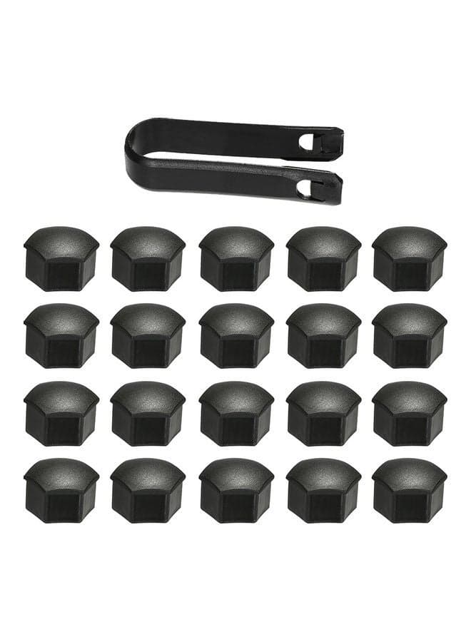 Wheel Nut Cap Replacement For Tesla Model 3 Wheel Nut Covers Lug Wheel Cap Lug Nut Cover Puller Kit 21pcs