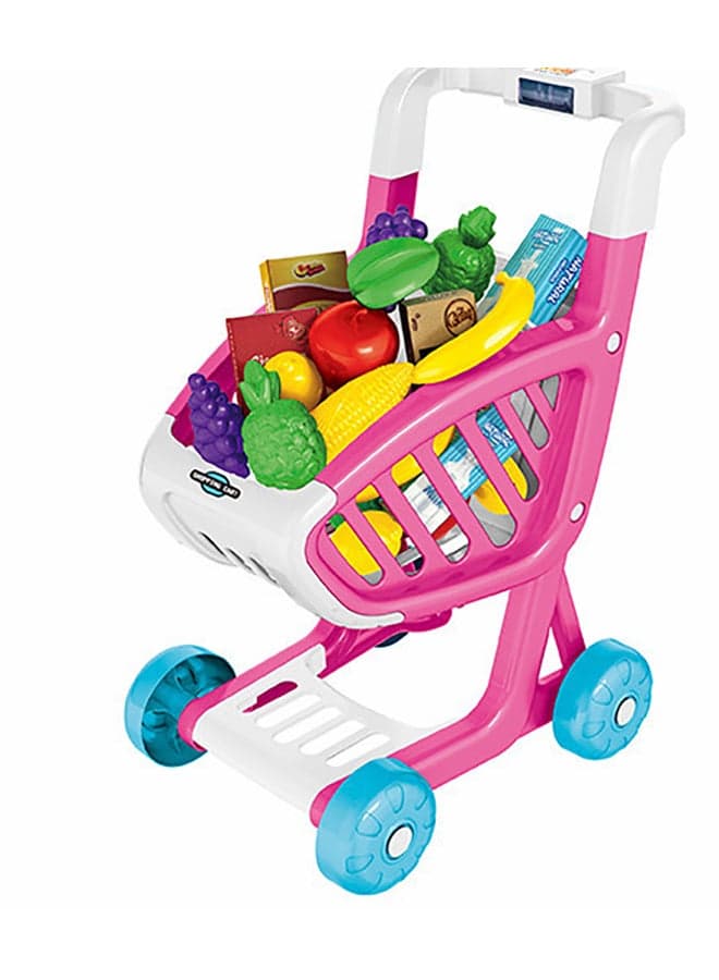 Kids Supermarket Cart Playset