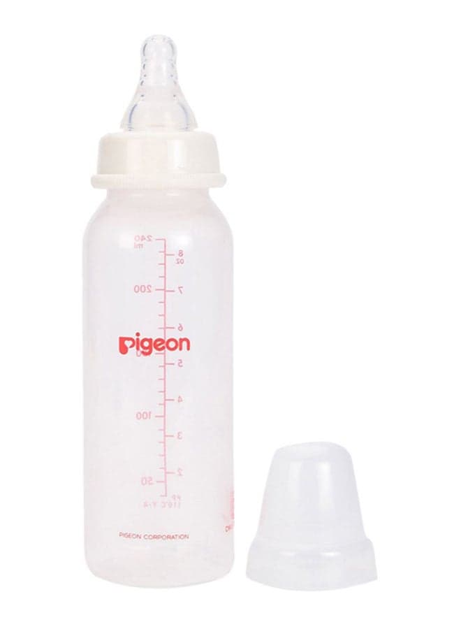 Plastic Feeding Bottle With Round Base Assorted