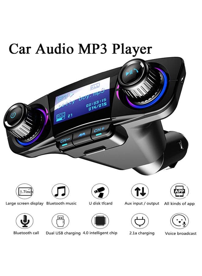 FM Transmitter Aux Modulator Bluetooth Handsfree Car Kit Car Audio MP3 Player Models:BT06