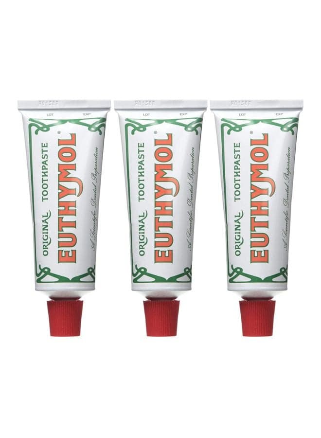 Pack Of 3 Original Toothpaste Multicolour 3x75ml