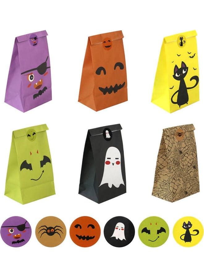 12-Piece Halloween Candy Bag multicolor 12x8x22.5cm