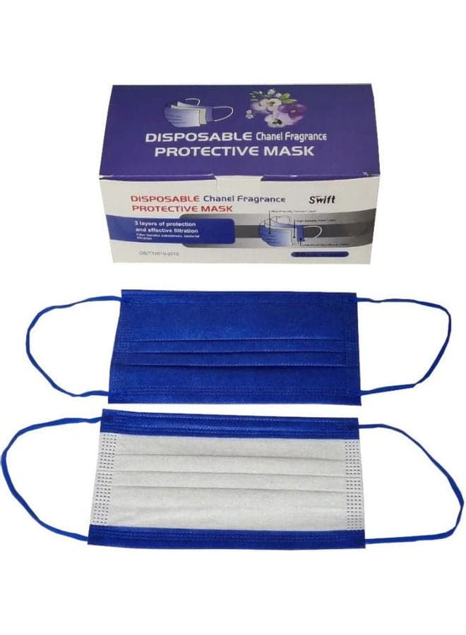 Disposable Chanel Fragrance 3 Ply Protective Face Mask