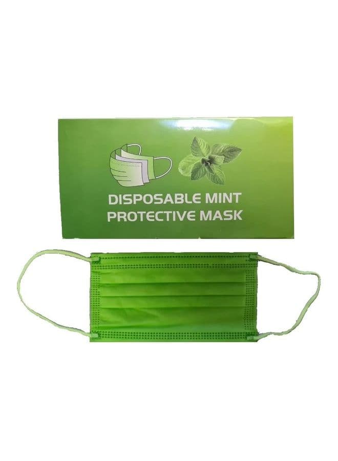 Disposable Mint Fragrance 3 Ply Protective Face Mask