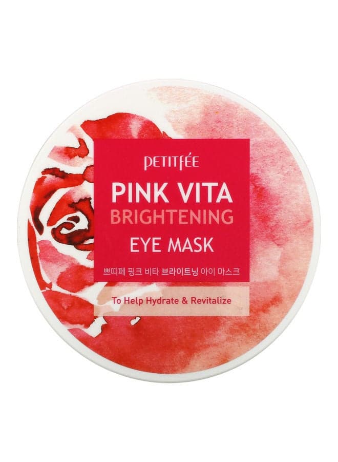 60-Piece Pink Vita Brightening Eye Mask 70grams