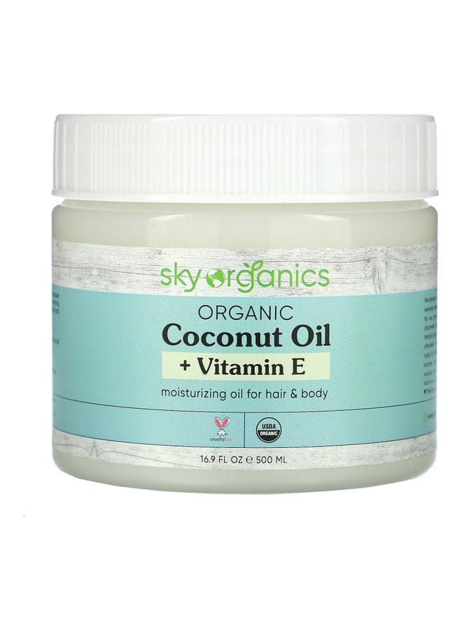 Organic Coconut Oil With Vitamin E 500ml