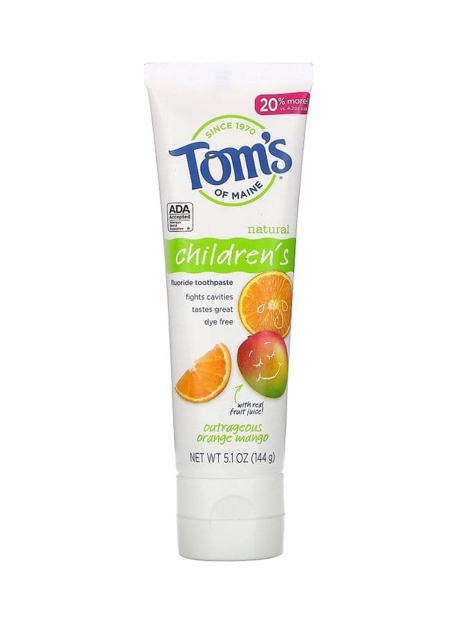 Natural Children's Fluoride Toothpaste 144grams