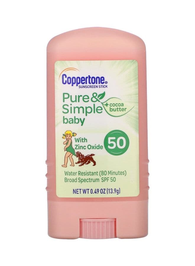 Baby Pure And Simple Sunscreen Stick Cocoa Butter SPF 50 13.9grams