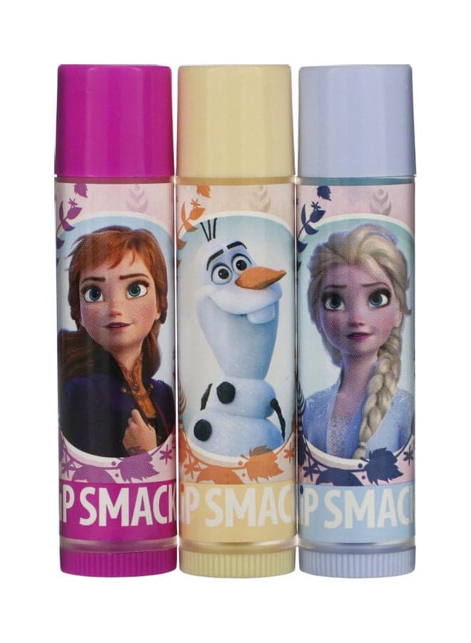 Pack Of 3 Frozen II Lip Balm Trio 12grams