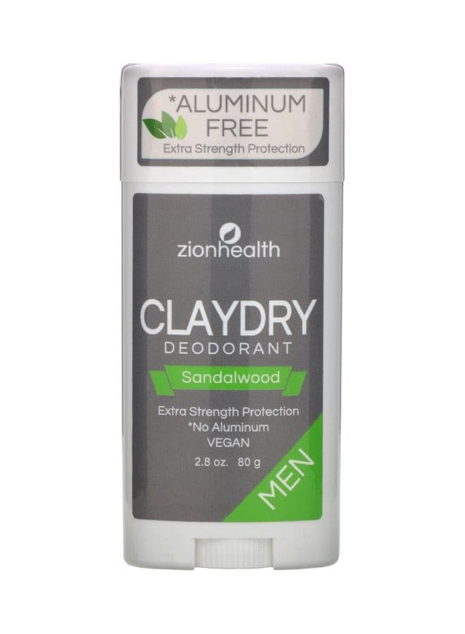ClayDry Sandalwood Deodorant 80grams