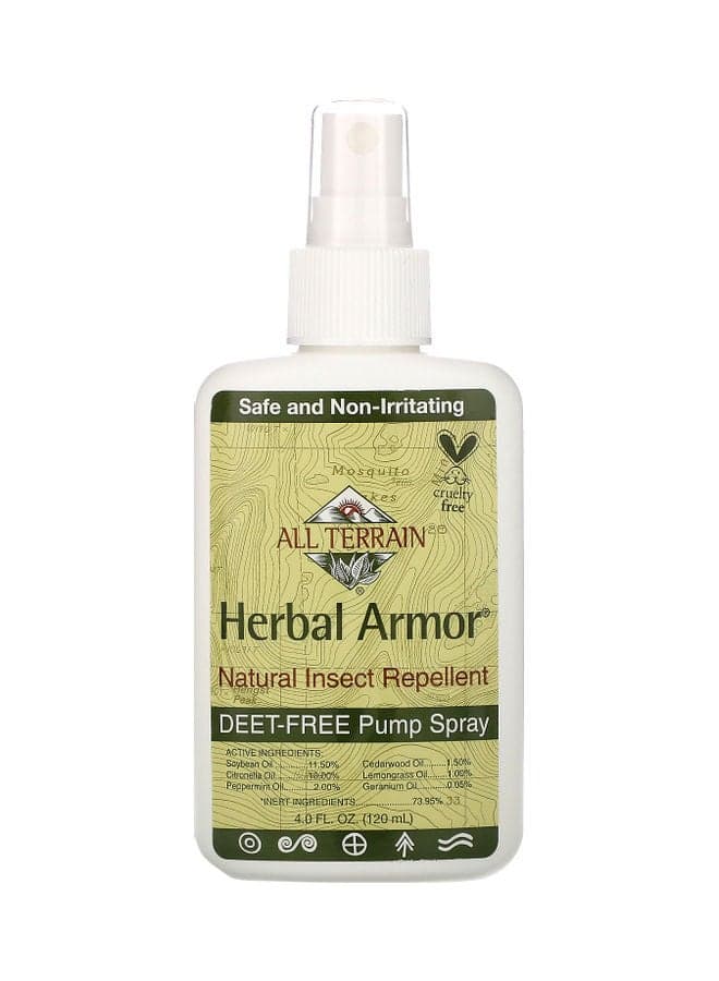 Herbal Armor Natural Insect Repellent Deet With Pump Spray 120ml