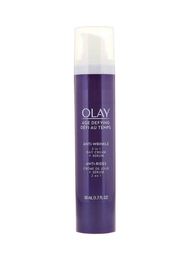 Age Defying Anti-Wrinkle 2-In-1 Day Cream Pluse Serum 50ml