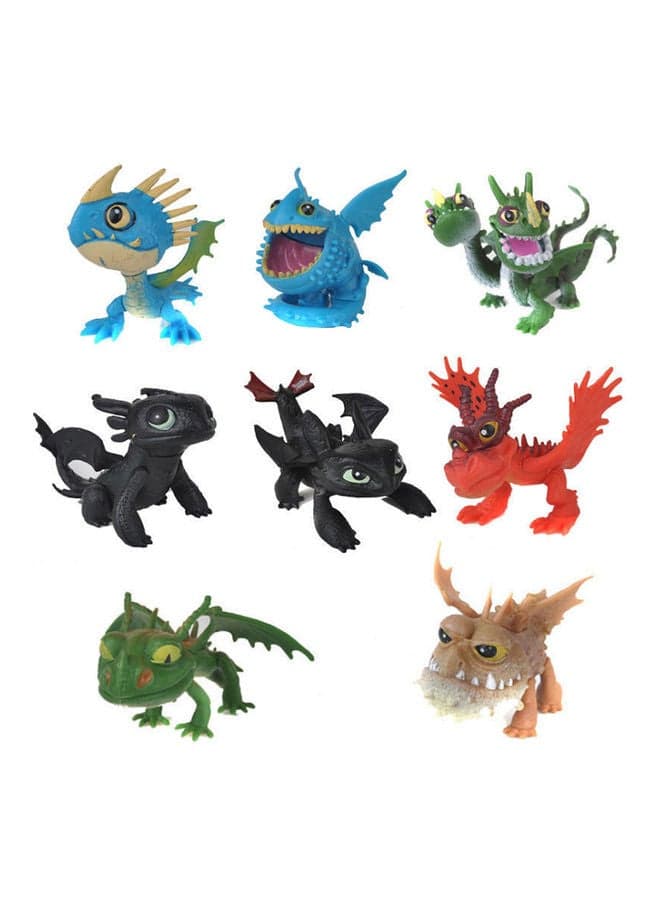 8 Piece How to Train Your Dragon Set 15.00*3.00*10.00cm