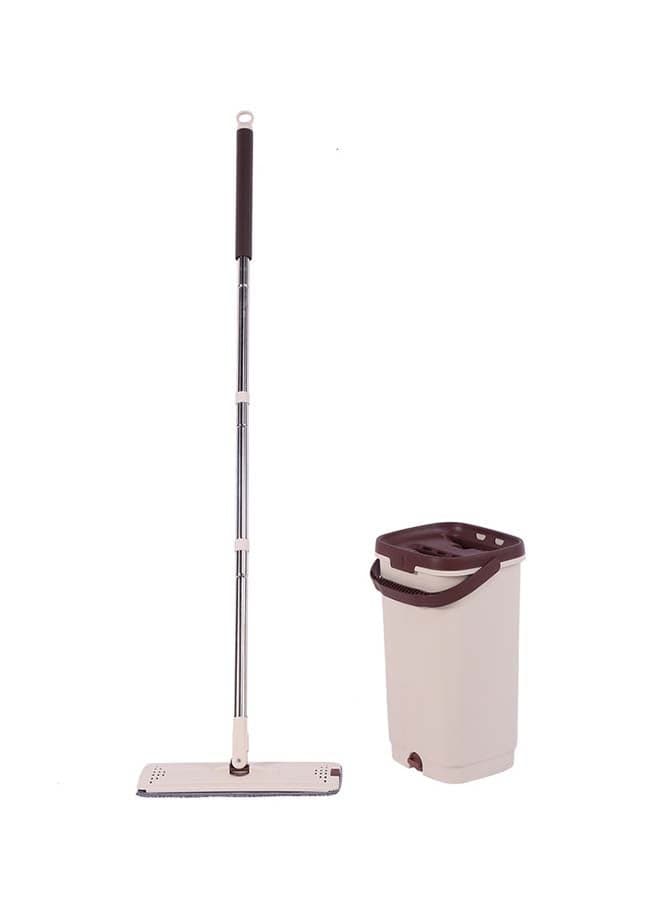 Rotating Spin Mop With Bucket Beige 24cm