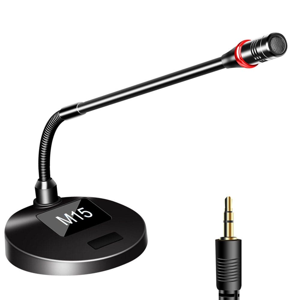 M15 Desktop Megaphone Microphone V7408B-1_P Black