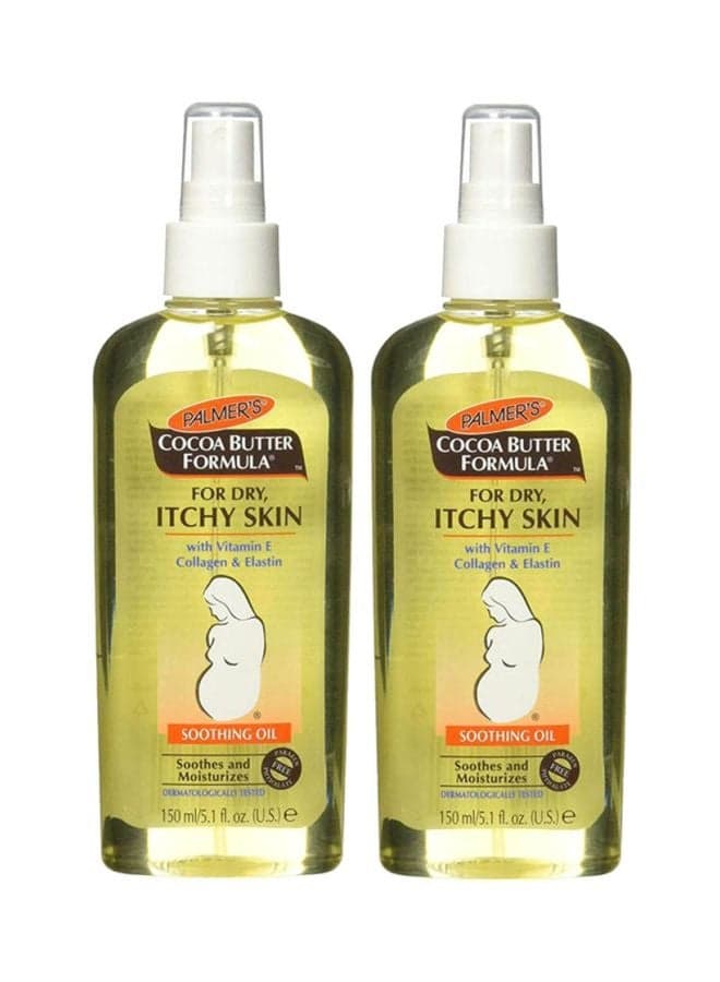 Pack Of 2 Cocoa Butter Formula Soothing Oil 150ml