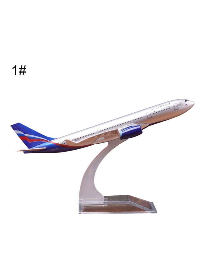 1/400 A330 Diecast Airliner Plane Model With Base Toy 16x16x10cm