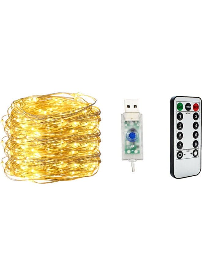 200-Light USB String Light Warm White 20meter