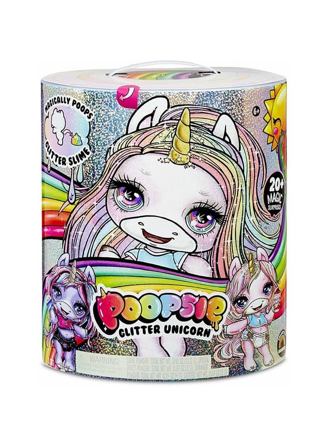 20-Piece Poopsie Glitter Unicorn Surprise Doll 12cm