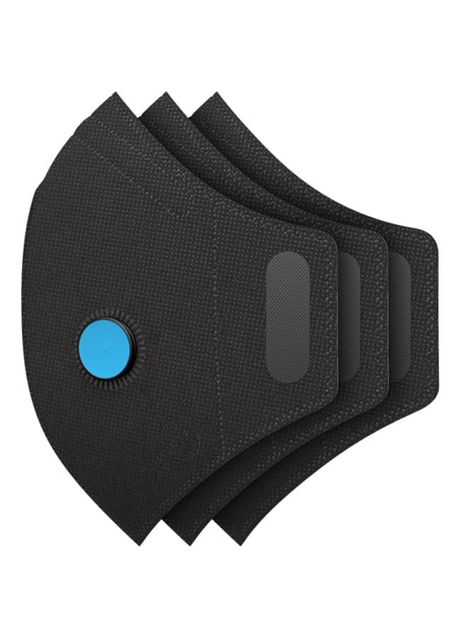 Pack Of 3 Urban Air Mask Black