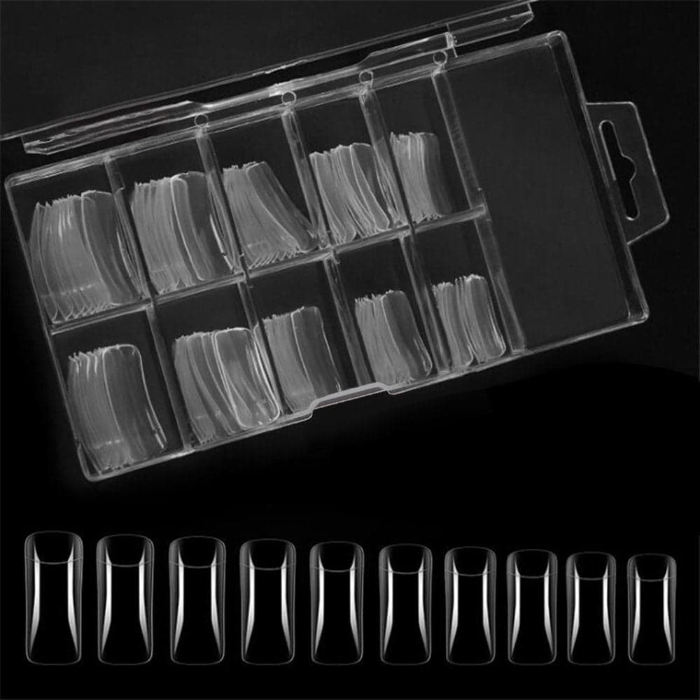 100 Piece False Nails Tips Transparent