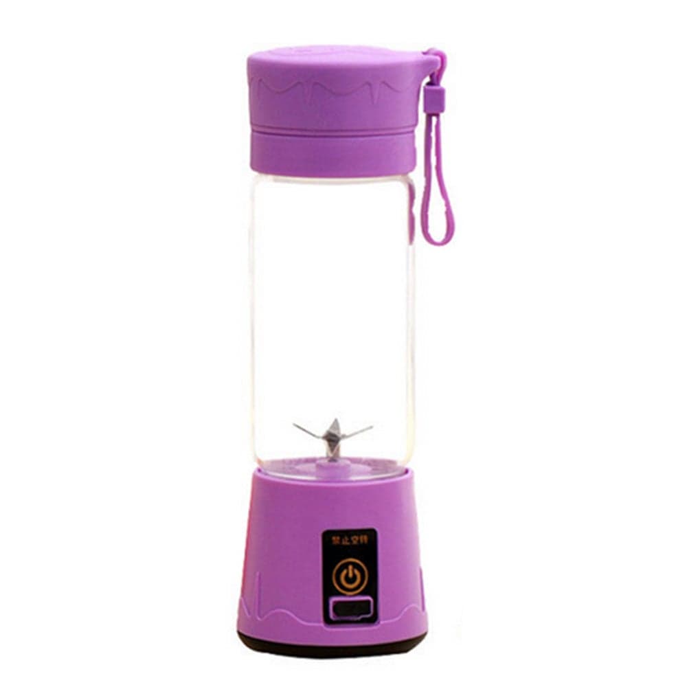 380ml Portable USB 6 Blade Juicer 0 W HL24-LU Purple