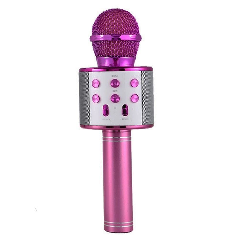 Professional BT Wireless Karaoke Recorder Handheld Microphone C10373RO-L Rose red