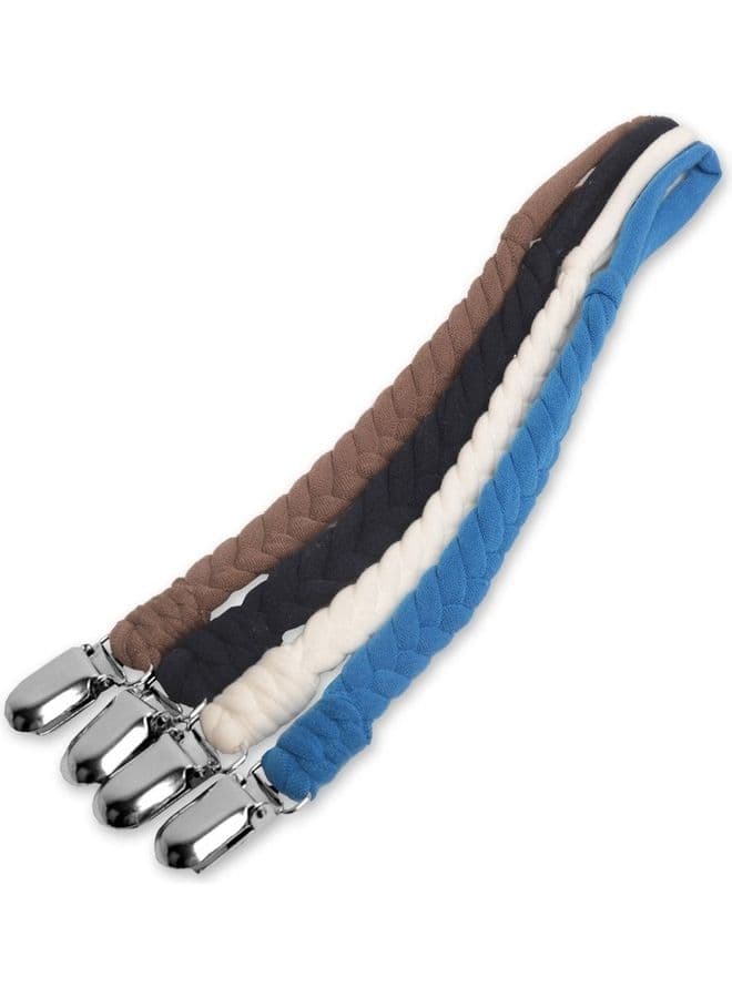 Baby Kids Cotton Beaded Pacifier Holder Clip Nipple Teether Dummy Strap Chain