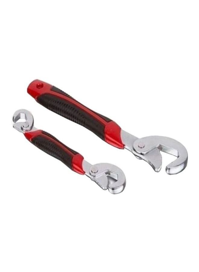 2-Piece Snap N Grip Wrench Black/Red