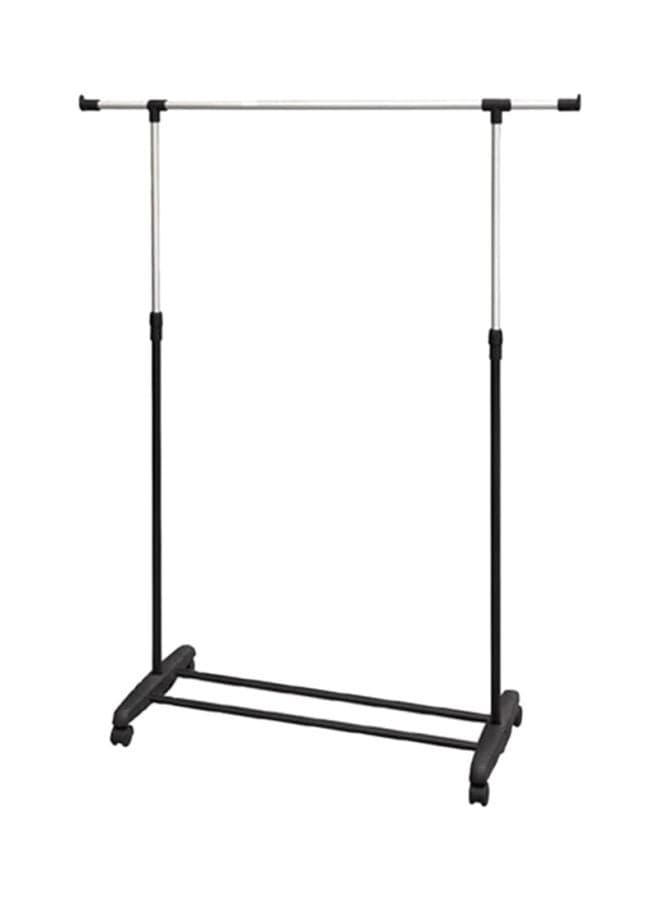 Extendable Garment Rack Silver/Black