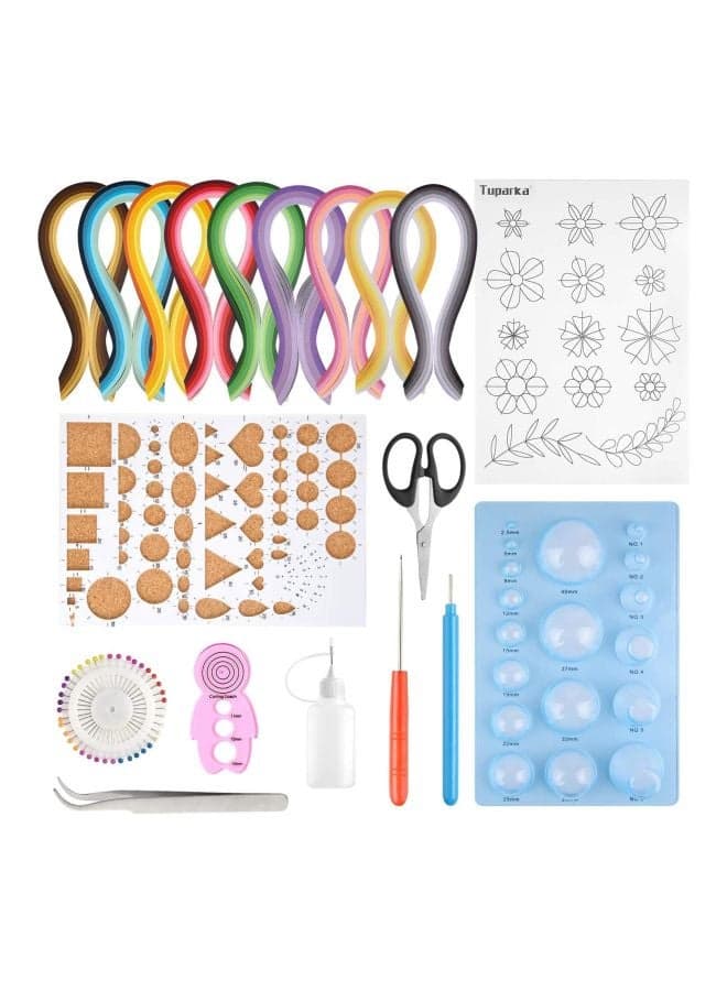 19-Piece Paper Quilling Kit