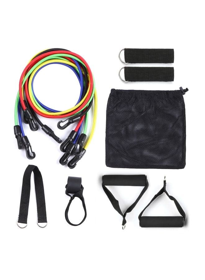 11-Piece Resistance Bands Set 24x9x20cm
