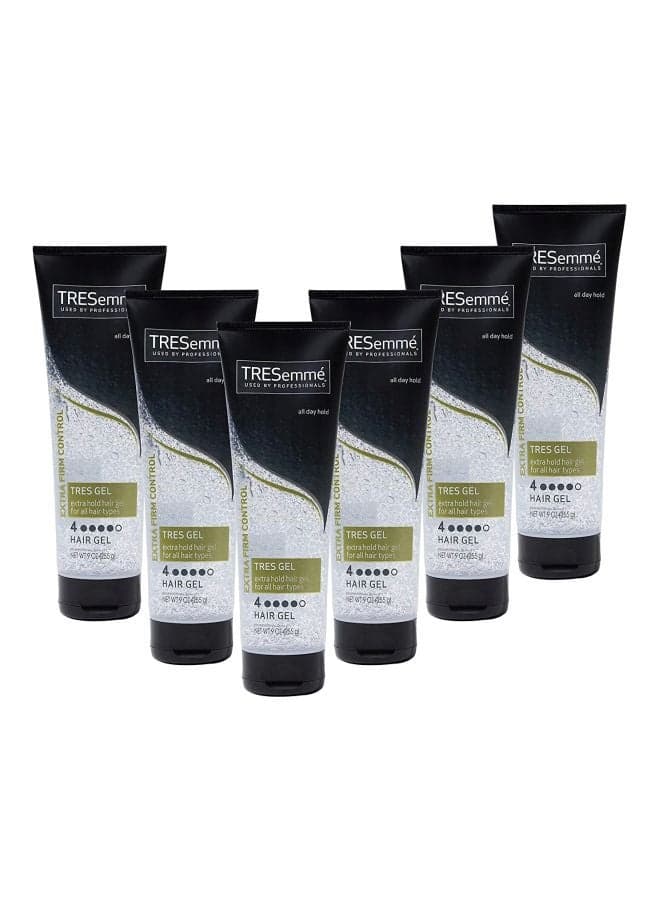 6-Piece Extra Firm Control Hair Gel