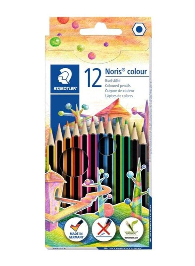 Noris Coloured Pencil Set, Pack Of 12 Multicolour