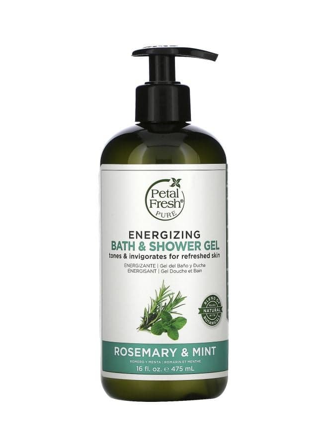 Energizing Bath And Shower Gel - Rosemary And Mint 475ml