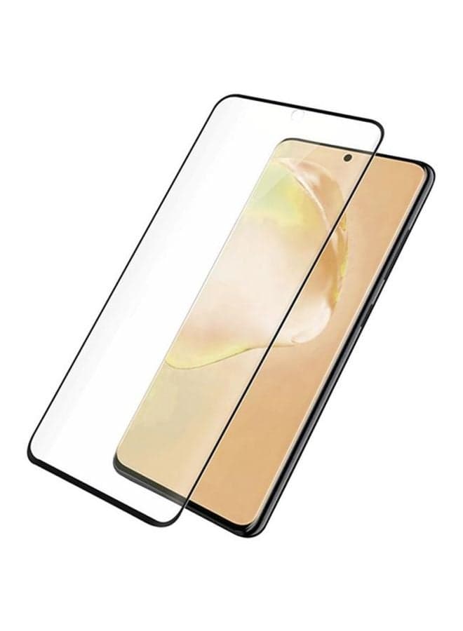 Tempered Glass Screen Protector For Samsung Galaxy S20 Ultra Clear/Black