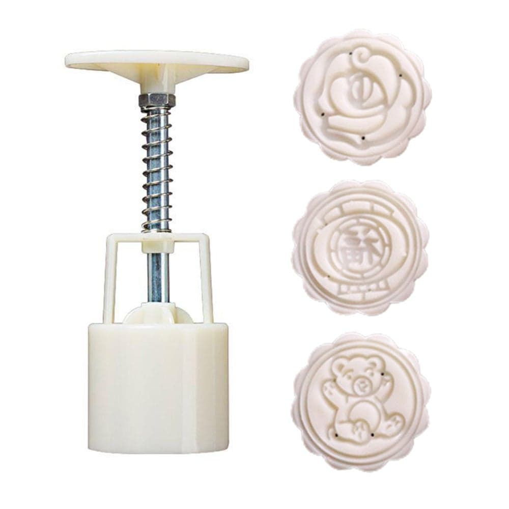 Non-Stick Eco-Friendly Mooncake Mould multicolour 14*5*5cm