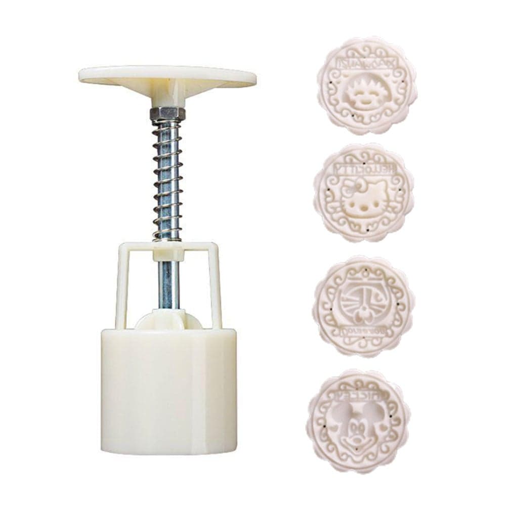 Non-Stick Eco-Friendly Mooncake Mould multicolour 14*5*5cm