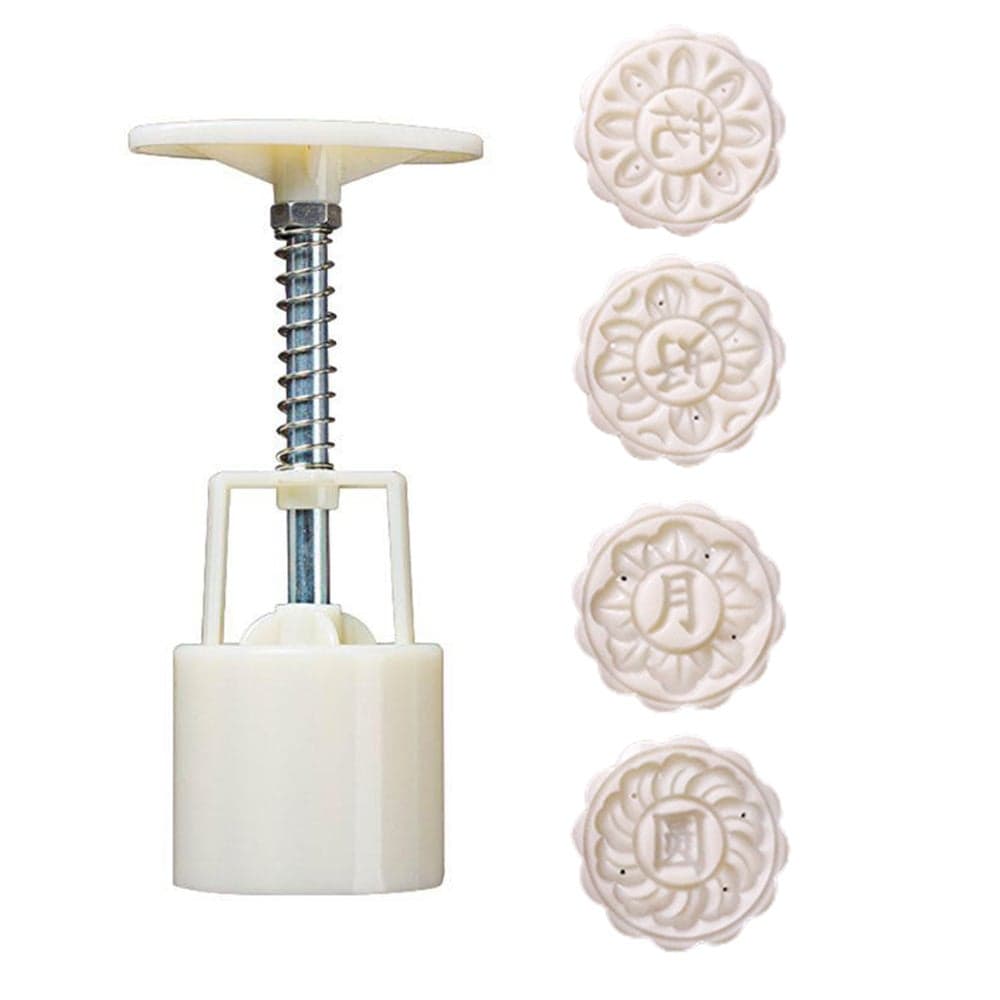 Non-Stick Eco-Friendly Mooncake Mould multicolour 14*5*5cm