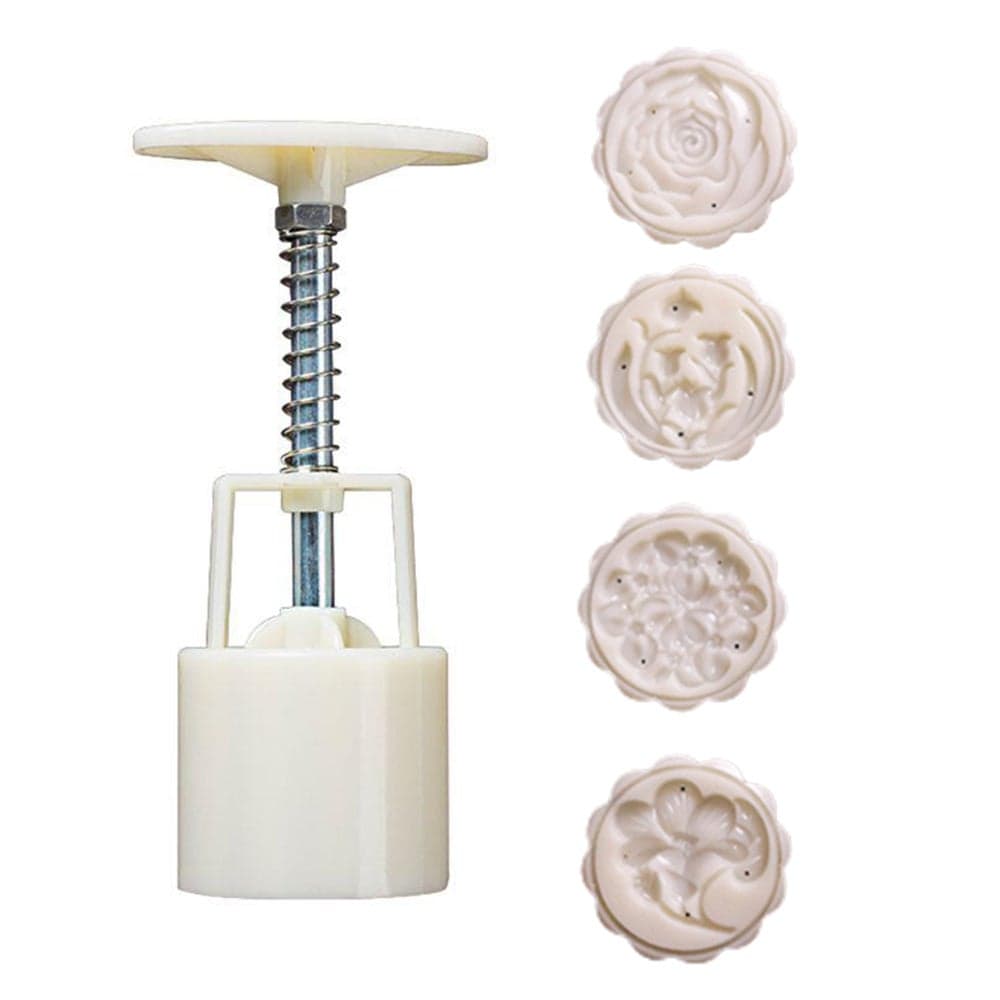 Non-Stick Eco-Friendly Mooncake Mould multicolour 14*5*5cm