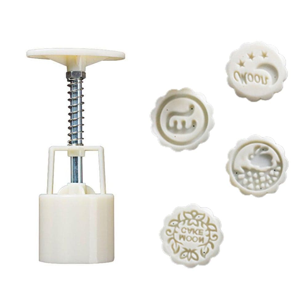 Non-Stick Eco-Friendly Mooncake Mould multicolour 14*5*5cm