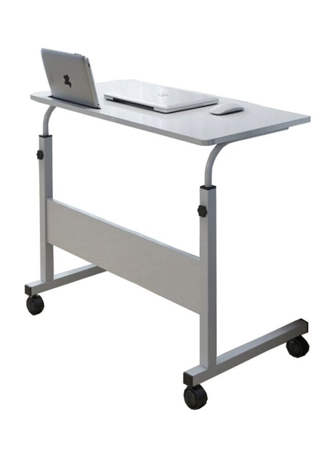 Adjustable Computer Desk White 80x40x90cm