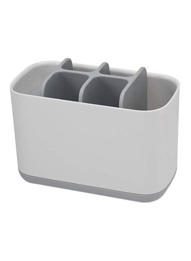 Easy Store Toothbrush Holder White/Grey