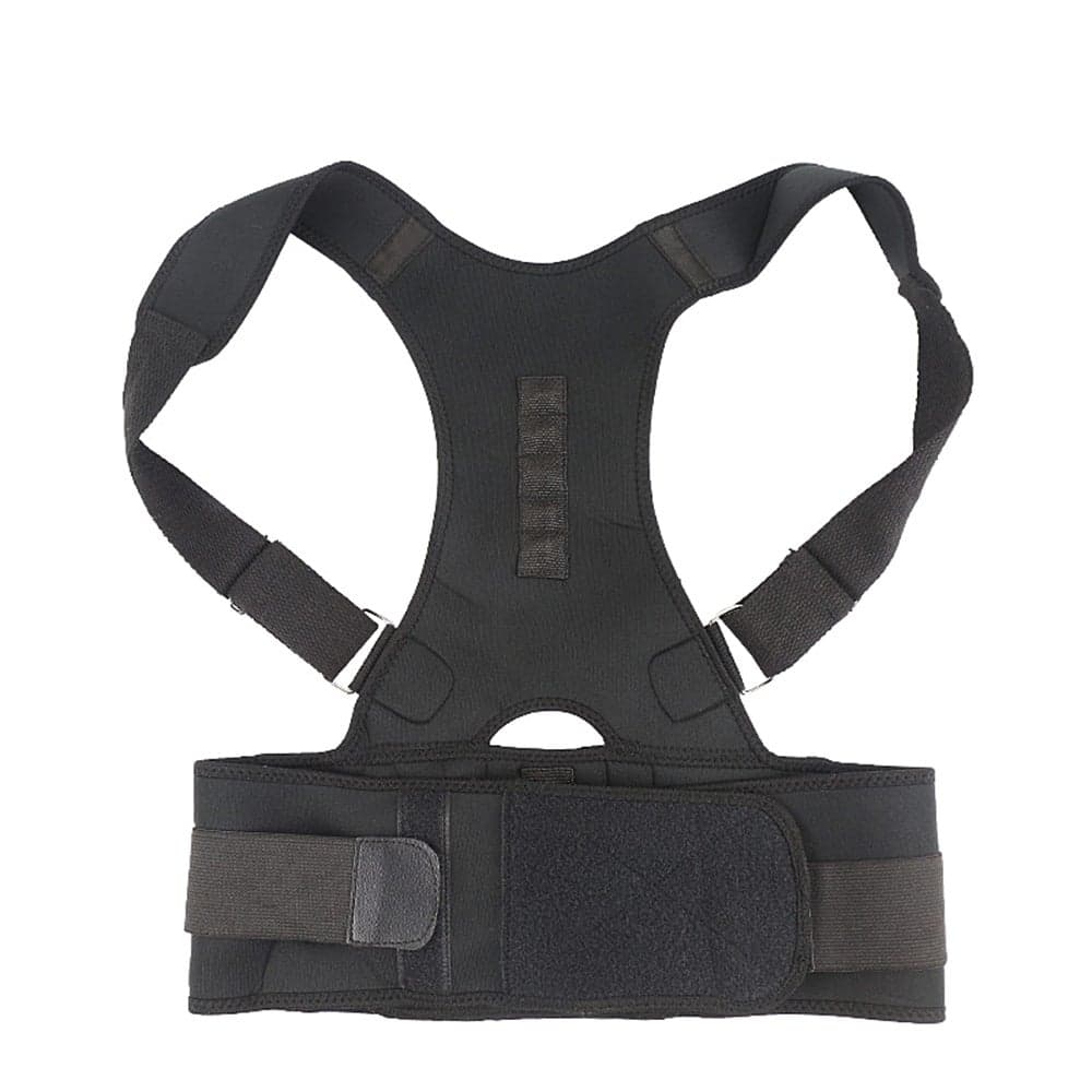 Brace Shoulder Spine Back Support Magnetic Therapy Posture Corrector Belt 20*5*19cm
