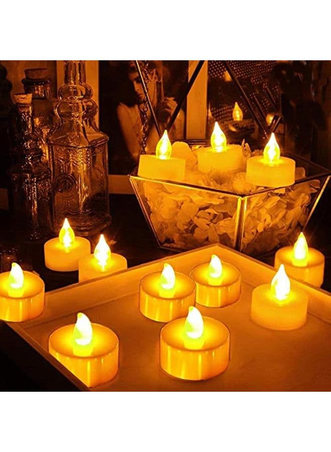 24-Piece Flameless LED Candle Tea Light Set Multicolour
