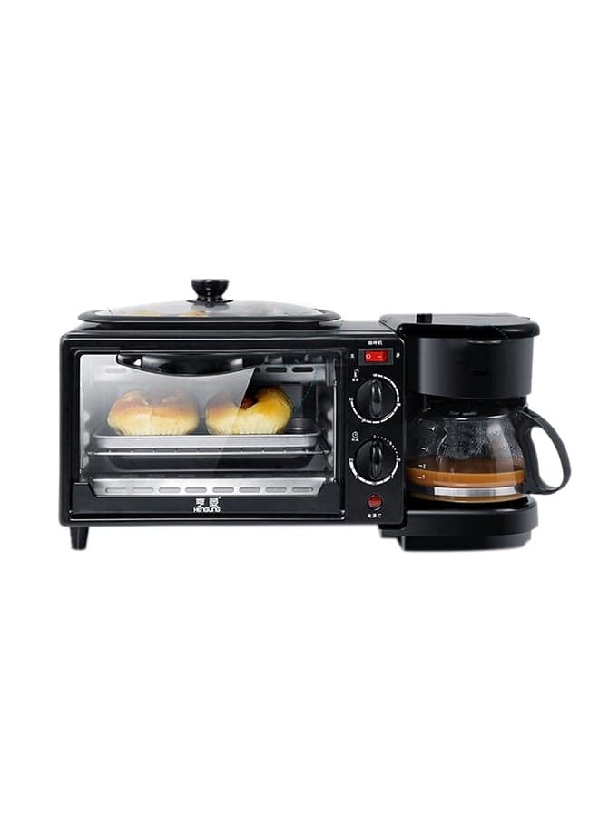 3-In-1 Breakfast Maker Black 45x19x18cm