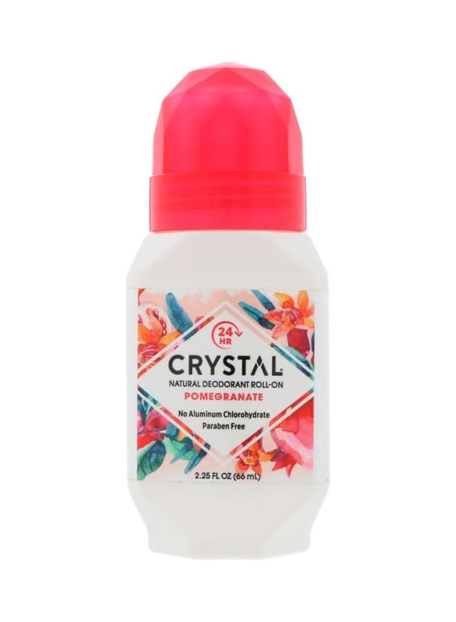 Pomegranate Natural Deodorant Roll-On 66ml